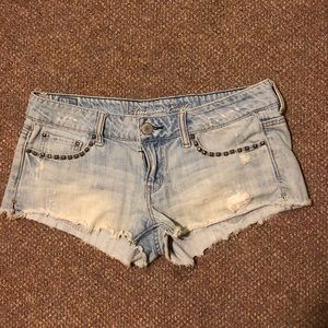 American eagle jean shorts size 8